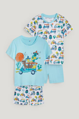 Multipack 2er - Shorty-Pyjama - 4 teilig