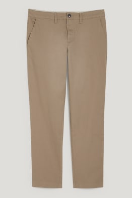 C&A Chino-slim Fit-flex-lycra® in het Grijs voor heren pantalons en chinos voor Casual broeken Heren Kleding voor voor Broeken 
