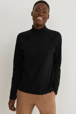 Basic-Langarmshirt