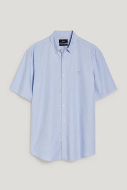 Camicia - regular fit - button down - a righe