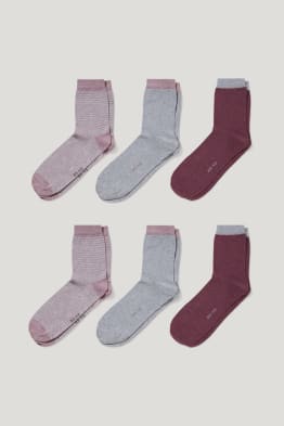 Pack de 6 - calcetines - algodón orgánico