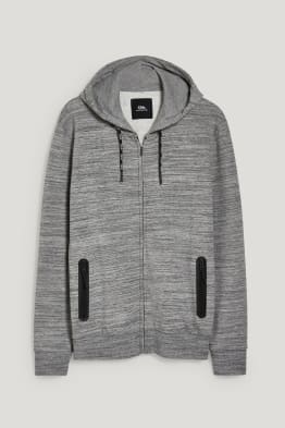 Sweat zippé à capuche