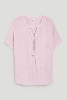 Blusa - mezcla de lino