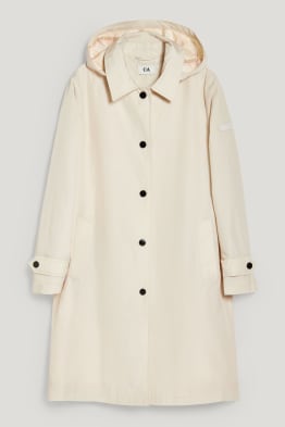 Trenchcoat met capuchon - BIONIC-FINISH®ECO