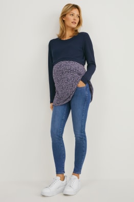 Shaping-Umstandsjeans - Skinny Fit - Bio-Baumwolle