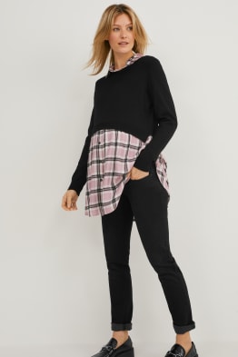 Umstandsjeans - Slim Jeans - Bio-Baumwolle