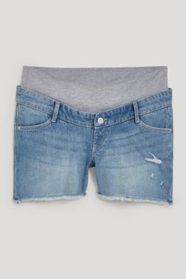 Jeans gravide - pantaloni scurți denim
