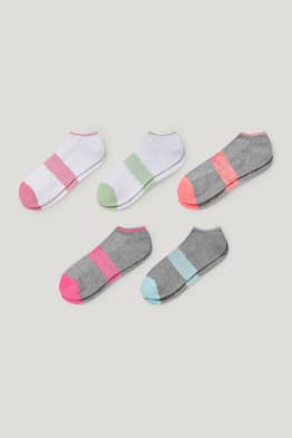 Set met 5 paar - sneakersokken