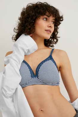 Lot de 2 - soutien-gorge sans armatures - ampliforme - coton bio