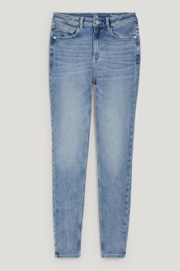 Skinny jeans - super high waist - z recyklovaného materiálu
