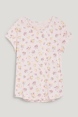 CLOCKHOUSE - T-shirt - w kwiatki