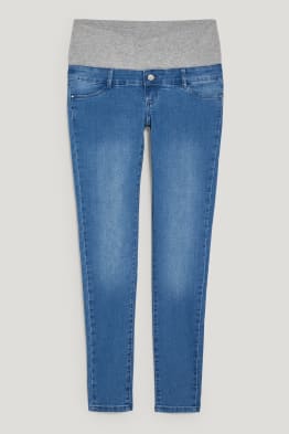 Dżinsy ciążowe - skinny jeans - bawełna bio