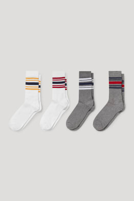 Lot de 4 - chaussettes de tennis - LYCRA®