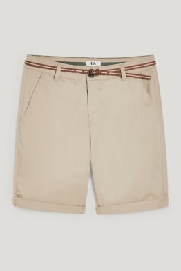 Shorts with belt