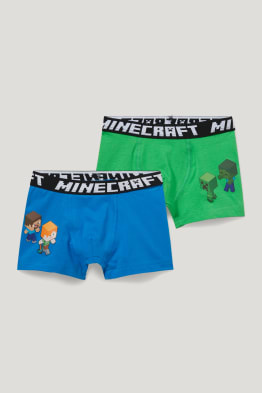 Lot de 2 - Minecraft - boxers