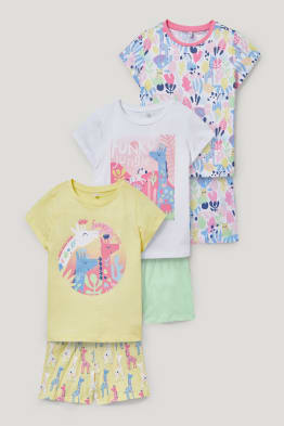 Multipack 3er - Shorty-Pyjama - 6 teilig