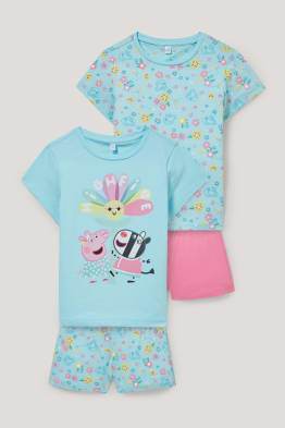 Multipack of 2 - Peppa Pig - short pyjamas - 4 piece