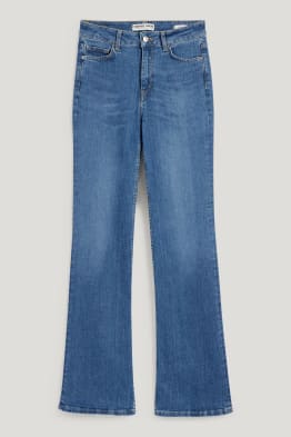 Hommes Évasé Jean Vintage 70s Patte D'Éléphant Pantalon Slim Bleu Bootcut