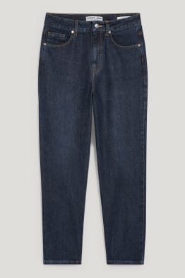 Made in UE - straight jeans - a vita alta - cotone biologico