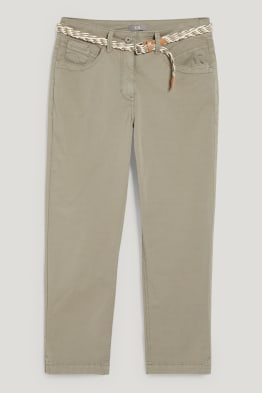 Pantaloni con cintura - slim fit