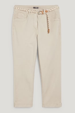 Pantaloni con cintura - slim fit