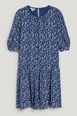 Rochie în A - cu flori