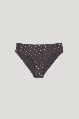 Slip bikini - vita media - pois
