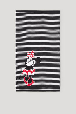 Toalla de playa - de rayas - 150 × 80 cm - Minnie Mouse