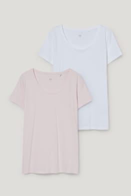 Set van 2 - basic-T-shirt