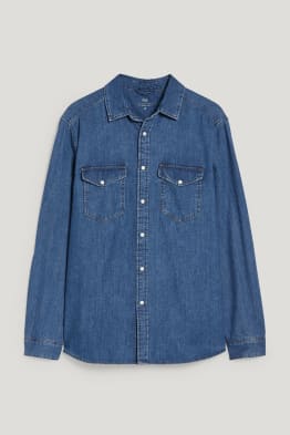 Spijkerblouse - regular fit - kent