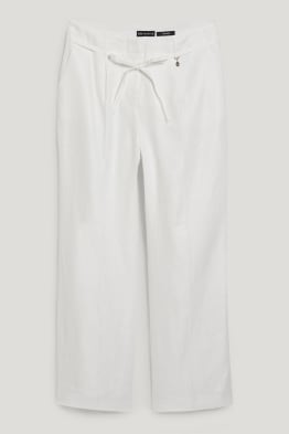 Pantaloni di lino business - straight fit