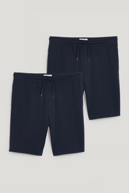 Pacco da 2 - shorts in felpa - cotone biologico