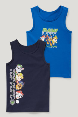 Confezione da 2 - Paw Patrol - canotta - cotone biologico