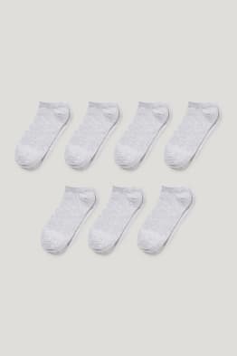 Pack de 7 - calcetines tobilleros - algodón orgánico - LYCRA®