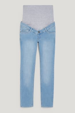Dżinsy ciążowe - slim jeans - bawełna bio