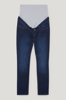 Těhotenské džíny - slim jeans - bio bavlna
