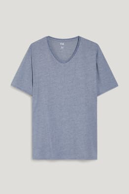 Camiseta - Flex - algodón orgánico - LYCRA® - de rayas