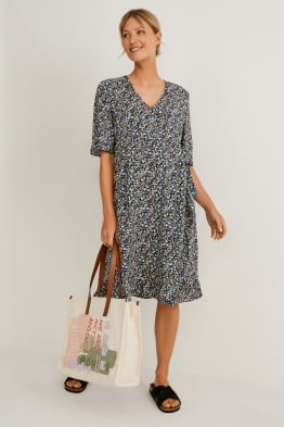 Vestido de lactancia - de flores