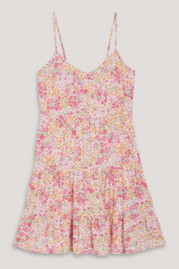 CLOCKHOUSE- vestito svasato - a fiori