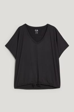 Camiseta funcional - yoga - 4 Way Stretch - de rayas