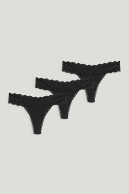 Multipack 3er - String - Bio-Baumwolle