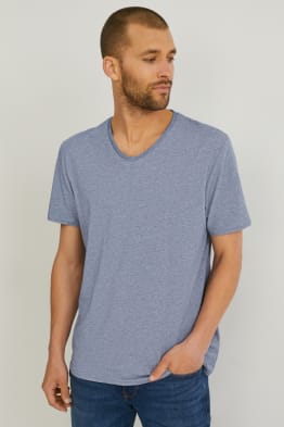 T-Shirt - Flex - organic cotton - LYCRA®- striped