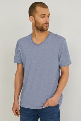 Tricou - Flex - bumbac organic - LYCRA® - cu dungi