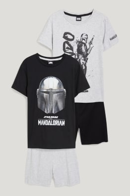 Multipack 2 ks - Hvězdné války: Mandalorian - letní pyžamo