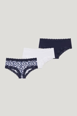 Pack de 3 - hipster - algodón orgánico - LYCRA®