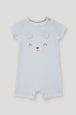 Baby-Schlafanzug - gestreift