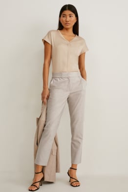 Pantaloni business - regular fit - da materiali riciclati