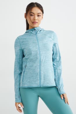 Active Zip-Through Sweatshirt With Hood