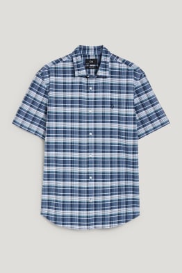 Overhemd - regular fit - kent - geruit
