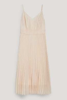 Fit & flare dress - pleated